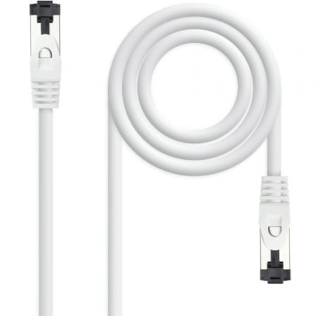Nanocable Cable red Cat. 8.1 2GHZ SSTP Blanco 30cm
